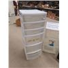 Image 2 : 2 Poly Organizers ; 6 Drawer + 3 Drawer & 3 Tier Shelf