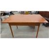 Image 1 : 1940s Maple Custom Built Sewing Table 30" x 34" x 55"