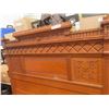 Image 2 : Eastlake Bed Frame with Rails - Very Nice and Detailed 52" Wide