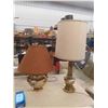 Image 1 : 2 Brass Lamps - Stifle