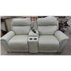 Image 1 : Leather Power Recliner 78" Wide