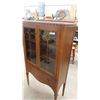 Image 2 : Walnut China Cabinet 15" x 37" x 64"