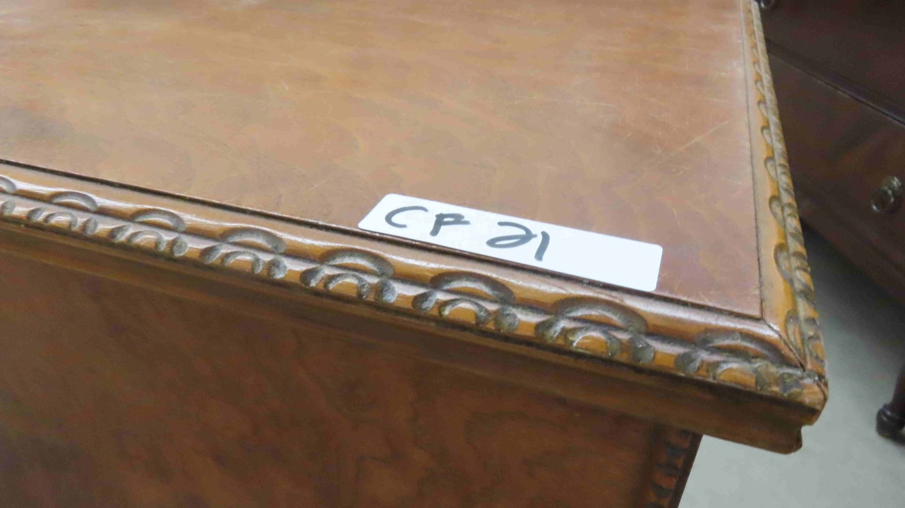 Burial Walnut Cedar Chest With Bottom Drawer 19 X 26 X 42 Burial walnut cedar chest with bottom drawer 19 x 26 x 42