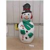 Image 1 : Snowman Blow Mold 48" Tall - Mint Condition