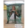 Image 1 : Holiday Barbie by Bob Mackie - Green - 2005, with Box