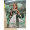 Image 2 : Holiday Barbie by Bob Mackie - Green - 2005, with Box