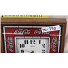 Image 2 : Coca-Cola Clock 12" x 12" 