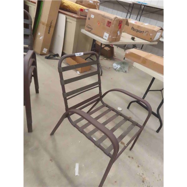 4 Patio Chairs - NO Cushions