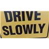 Image 3 : Please Drive Slow Metal Sign 24" x 24" 