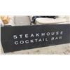 Image 2 : Steak House + Cocktail Bar Metal Sign - WPG Hys 24.5" x 81.5"