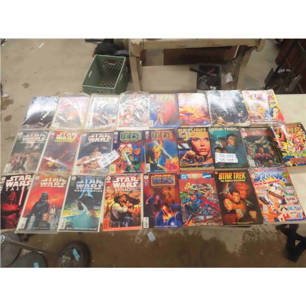 25 Comics ; Star Wars, Empire Strikes Back, Shonen Jump, plus more