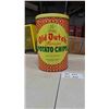 Image 1 : Vintage 1950s Old Dutch Potato Chips Tin 11 1/2'' Tall From Winnipeg 
