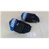 Image 1 : Winnpeg Jets Mathieu Perreault Game Worn Hockey Gloves with