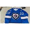 Image 2 : Winnipeg Jets Dustin Byfuglien Items : Charity Game Worn Jersey, Poster on 