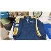 Image 2 : Vintage Winnipeg Blue Bombers Items : Large Starter Jacket, Bombers Clock