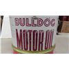 Image 8 : Vintage Bulldog Motor Oil 5 Gallon Can, Eatons of Canada - Very 