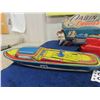 Image 8 : Cabin Cruiser Plastic Boat with Original Box - Tin + Plastic