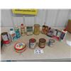 Image 1 : Oil Cans, Boat Wax Tins; Beatty, Castrol, Dolfinite, plus others