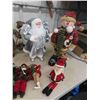 Image 2 : Christmas Items ; Santa Figurine/ Display, Bulbs, Wreath, plus more