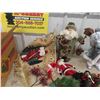 Image 4 : Christmas Items ; Santa Figurine/ Display, Bulbs, Wreath, plus more