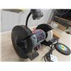 Image 3 : King 8" Bench Grinder 3 Amp with Extra Wire Wheel + Disc