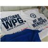Image 7 : 3 WPG Jets T-Shirts sz XL, Blake Wheeler Bobblehead, Game Programs, plus more