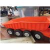 Image 3 : Eldon Plastic Truck + Trailer, Metal Car Hauler Trailer