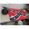 Image 1 : Motorcycle Helmet Sz XL, Confederate Battle Flag 32" x 48"