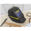 Image 2 : 2 Auto Flash Welding Helmet, Chipper Hammer, (4) Welding Vice Grips