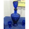 Image 2 : 7pc Decanter Set - Cobalt Blue