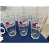 Image 2 : 3 Molson Canadian Beer glasses, 4 Automobile Coffee Mugs