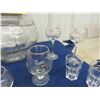 Image 5 : Punch bowl, 8 Wine Glasses, 4 Large Shooter Glasses