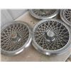 Image 3 : Set of 4 hubcaps 15" 1977 Malibu Classic