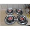 Image 1 : Set of 4 Hubcaps 14" 1964 Mercury