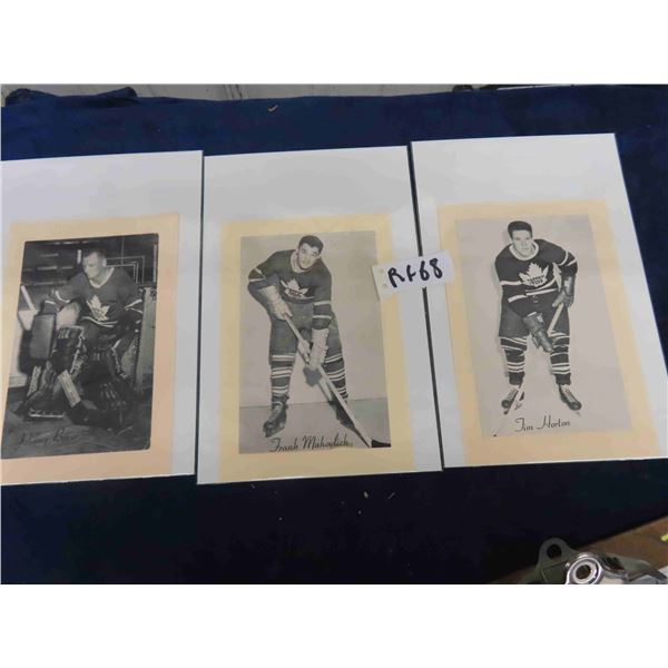 NHL Group 2 Beehive Photos Toronto Frank Mahovlich, Tim Horton, Johnny Bower