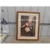 Image 1 : Framed Floral Picture 28" x 35"