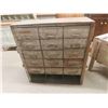 Image 1 : 15 Drawer Index Cabinet 12" x 33" x 36"