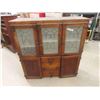 Image 1 : Kitchen Hosier Top Cabinet Piece with Frosted Glass - No Bottom 11" X 40" x 42"