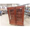 Image 1 : China Cabinet 2 Door with Shelves 17" x 54" x 62"