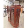 Image 2 : China Cabinet 2 Door with Shelves 17" x 54" x 62"