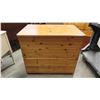 Image 1 : Modern Pine Dresser 4 Drawer 20.5" x 28" x 31.5"