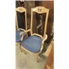 Image 2 : 8 Dining Room Chairs - Stripped , Ready for Paint or Stain - All with Nice Matching 