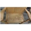 Image 8 : Hall Seat with Original Hooks 14" x 28" x 81" - Stripped Down Ready for Paint or Stain