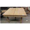 Image 1 : 5 Leg Solid Wood Table - Stripped Down Ready for Paint or Stain 28" x 42" x 42"