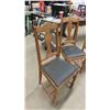 Image 2 : 5 Dining Room Chairs - Stripped Down Ready for Paint or Stain