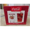 Image 2 : Coca-Cola Glasses New in Box ; (4) 16oz & (8) 16oz + Kellogg's Cereal, 2 Bowls +