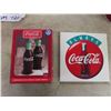 Image 5 : Coca-Cola Coffee Mugs, Cookie Plate + Tumbler, Salt + Pepper Shakers, Clock,