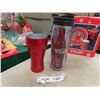 Image 7 : Coca-Cola Coffee Mugs, Cookie Plate + Tumbler, Salt + Pepper Shakers, Clock,