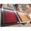 Image 1 : 2 Counter Top Display Cases ; 4" x 24" x 32" & 4" x 26" x 26"