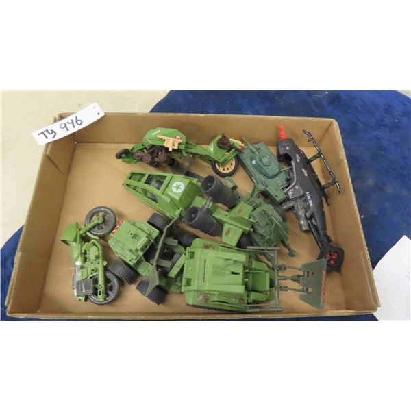 Vintage GI Joe Assorted Vehicle and Parts Bundle - Nothing is